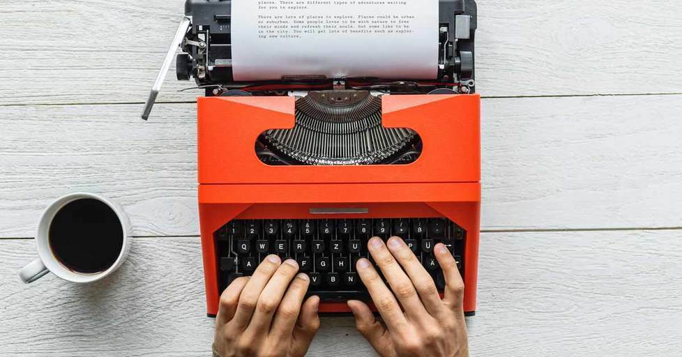 Writing-typewriter